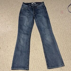 Y2K Women's Bootcut Jeans With Pocket Design